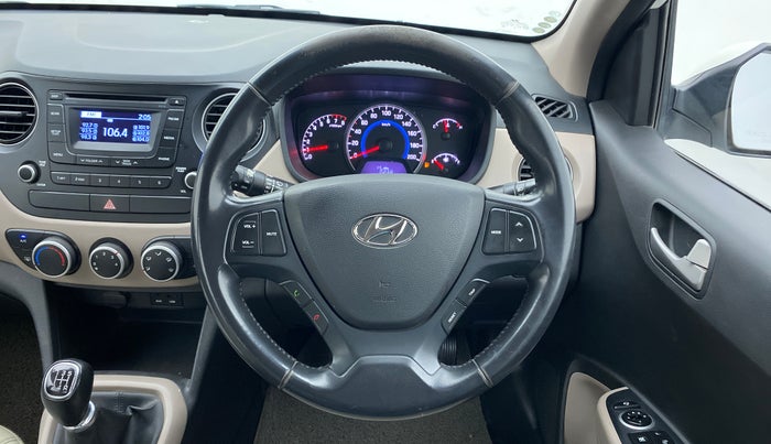 2015 Hyundai Grand i10 ASTA 1.2 KAPPA VTVT, Petrol, Manual, 50,700 km, Steering Wheel Close Up