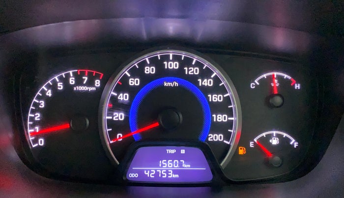 2016 Hyundai Grand i10 ASTA (O) 1.2 KAPPA VTVT, Petrol, Manual, 42,753 km, Odometer Image