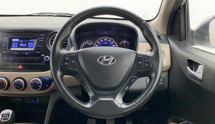 2016 Hyundai Grand i10 ASTA (O) 1.2 KAPPA VTVT, Petrol, Manual, 42,753 km, Steering Wheel Close Up
