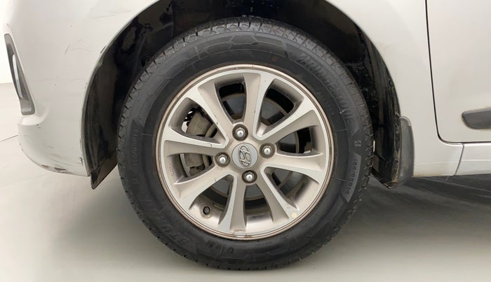 2016 Hyundai Grand i10 ASTA (O) 1.2 KAPPA VTVT, Petrol, Manual, 42,753 km, Left Front Wheel
