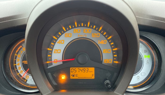 2013 Honda Brio 1.2 V MT I VTEC, Petrol, Manual, 57,650 km, Odometer Image