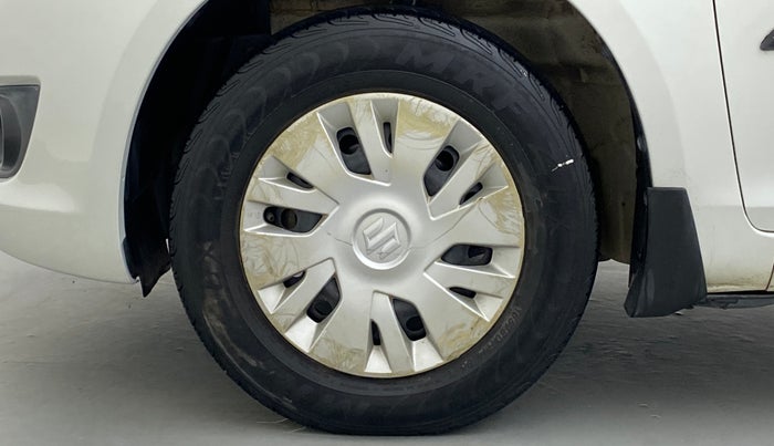 2013 Maruti Swift VXI D, Petrol, Manual, 76,272 km, Left Front Wheel