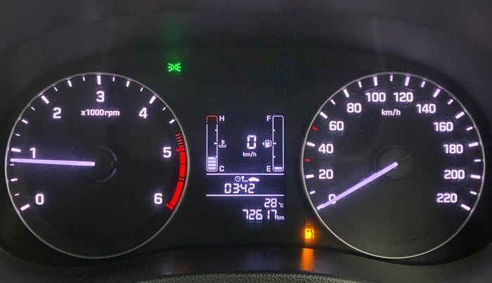 2018 Hyundai Creta 1.4 E PLUS CRDI, Diesel, Manual, 72,655 km, Odometer Image