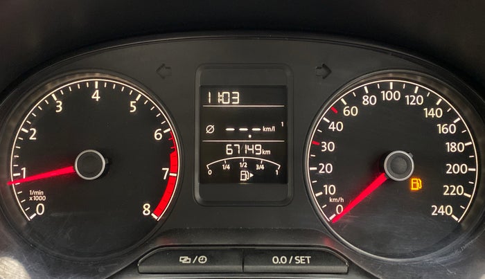 2016 Volkswagen Ameo COMFORTLINE 1.2, Petrol, Manual, 67,345 km, Odometer Image