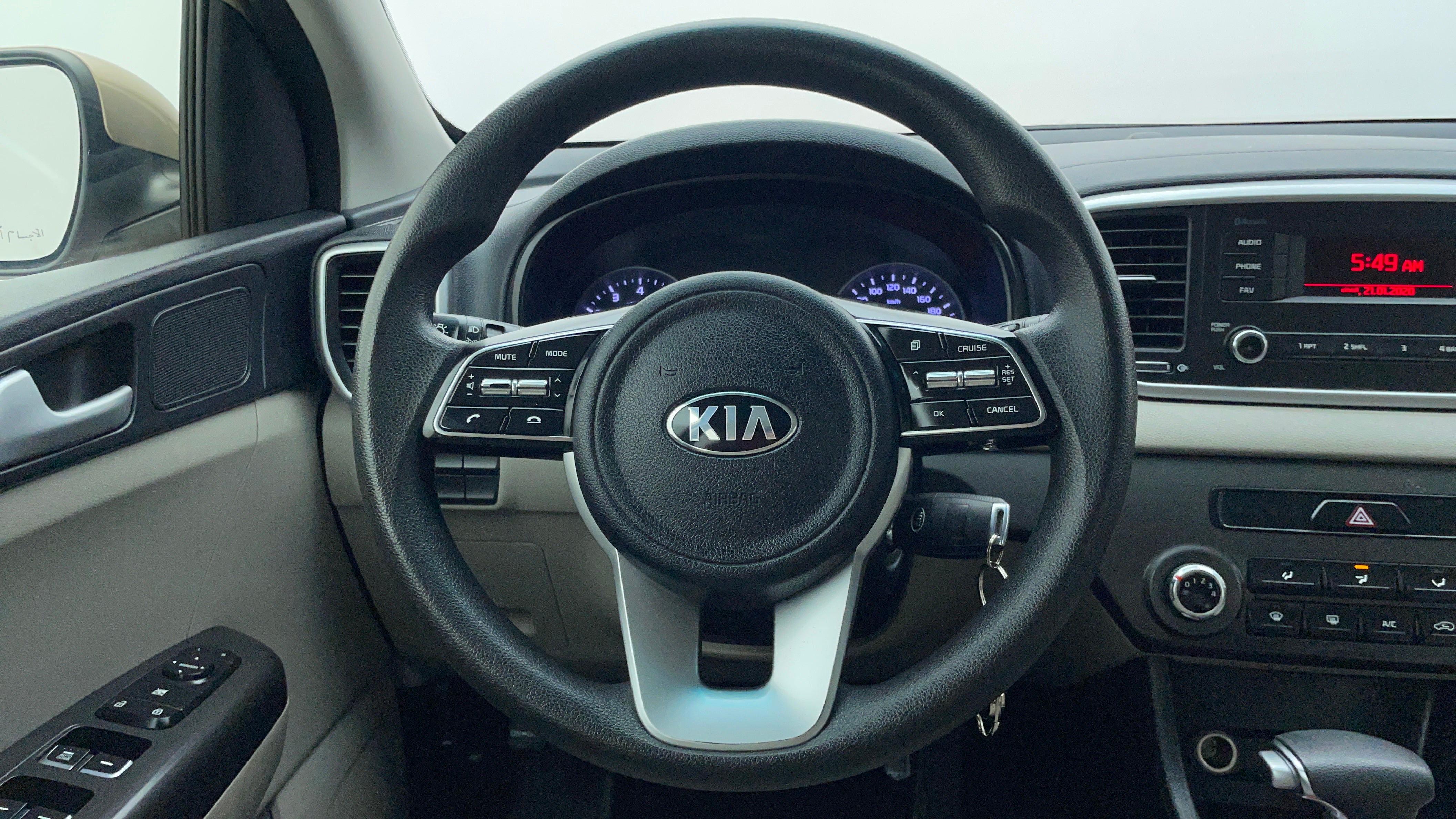 Kia Sportage-Steering Wheel Close-up