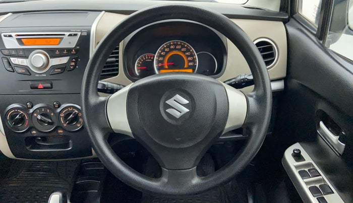 2016 Maruti Wagon R 1.0 VXI AMT, Petrol, Automatic, 61,774 km, Steering Wheel Close Up