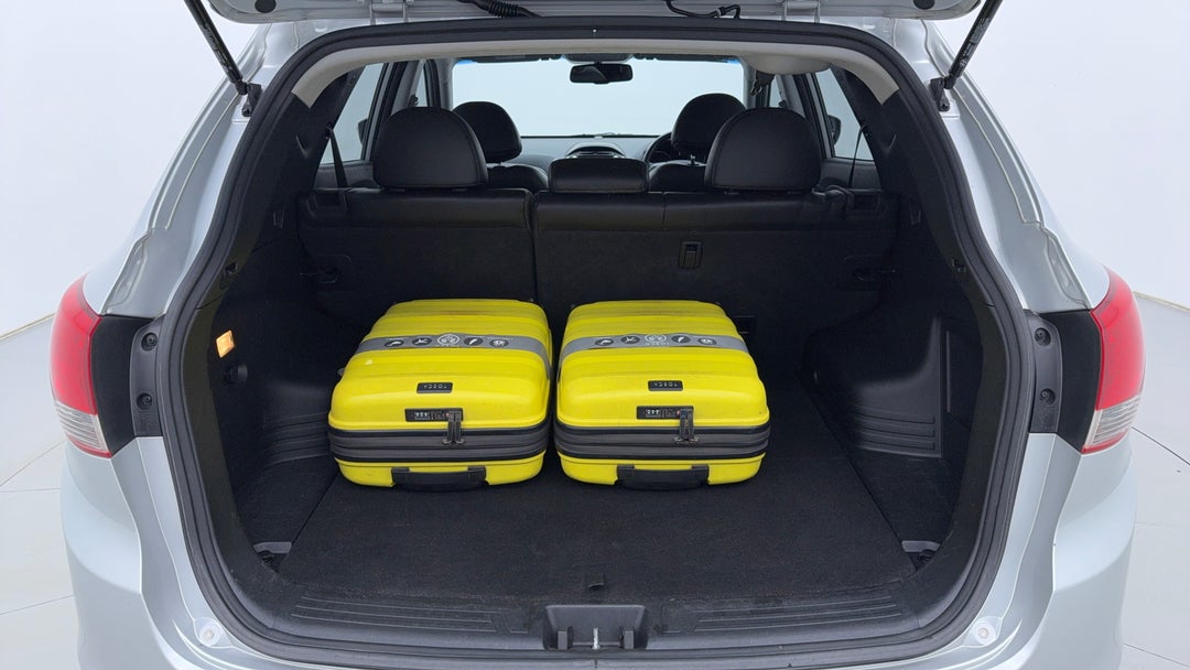 Boot Inside View with Luggage