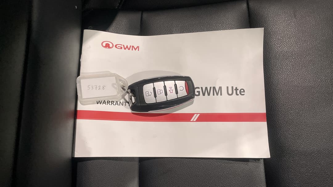 2022 GWM Ute Cannon-X (4x4), Automatic, 93053 km, Key Close-up
