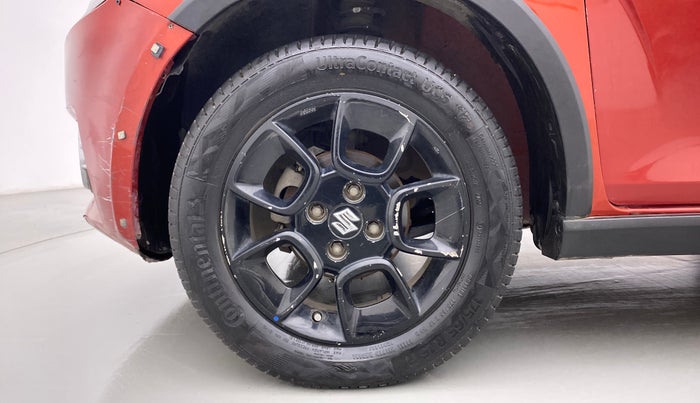 2018 Maruti IGNIS ALPHA 1.2 AMT DUAL TONE, Petrol, Automatic, 79,151 km, Left Front Wheel