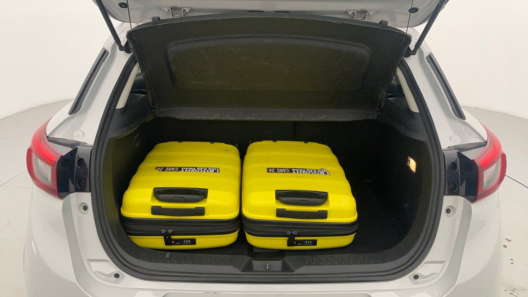 Boot Inside View with Luggage