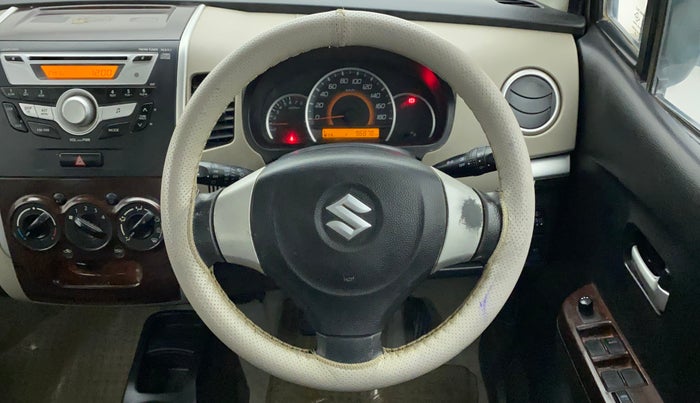 2016 Maruti Wagon R 1.0 VXI, Petrol, Manual, 96,878 km, Steering Wheel Close Up