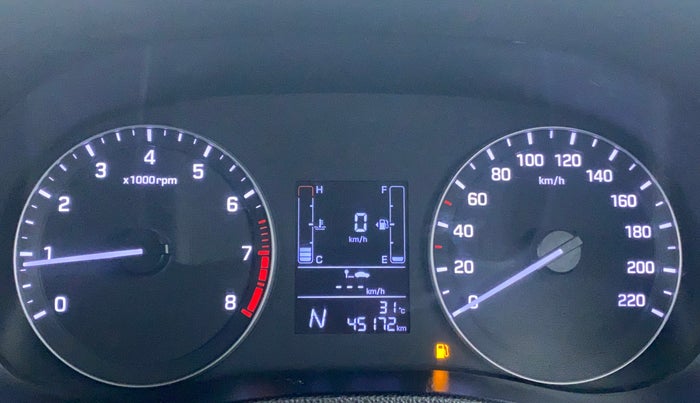 2018 Hyundai Creta 1.6 SX AT PETROL, Petrol, Automatic, 45,831 km, Odometer Image