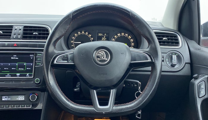 2018 Skoda Rapid Style 1.5 TDI AT, Diesel, Automatic, 43,748 km, Steering Wheel Close Up