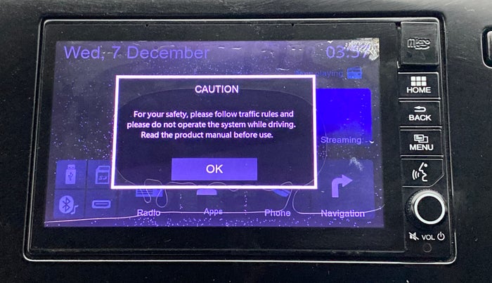 2018 Honda City V MT PETROL, Petrol, Manual, 51,129 km, Infotainment system - Touch screen not working