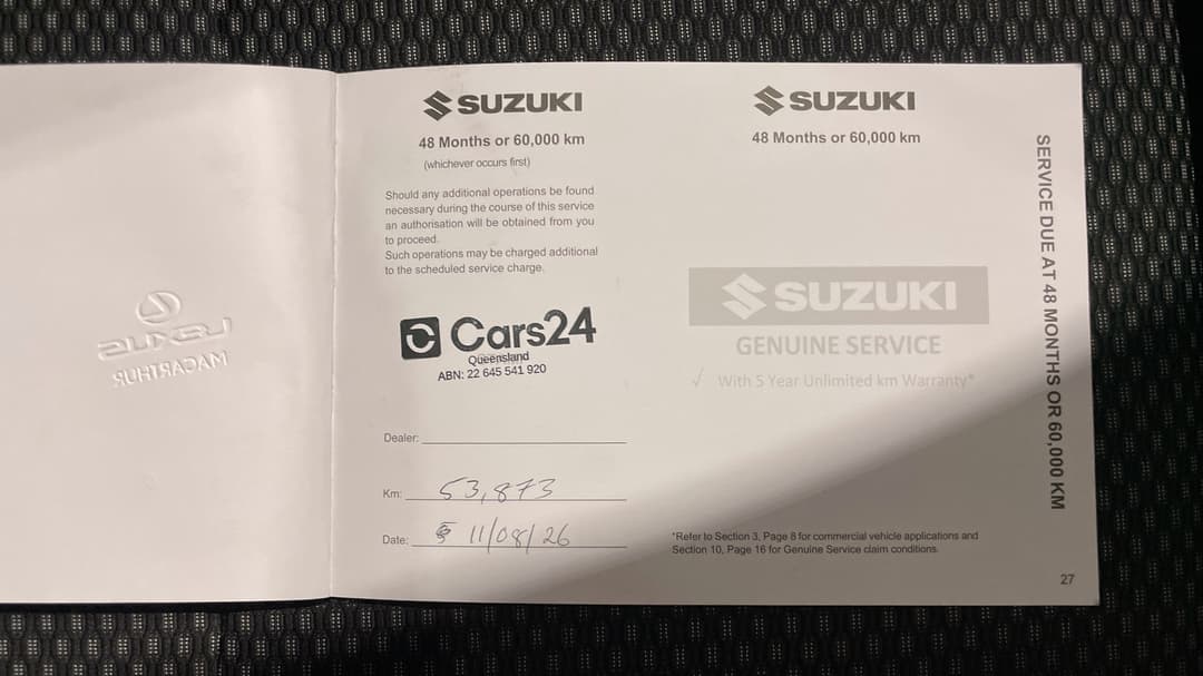 2022 Suzuki Vitara 1.6l, Automatic, 53880 km, Service History