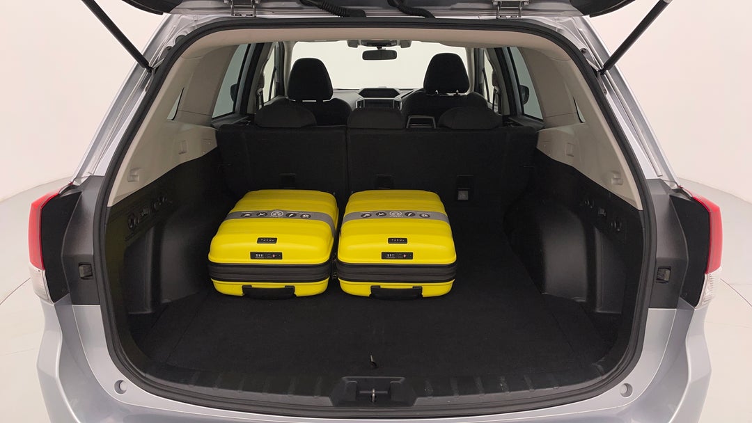 Boot Inside View with Luggage