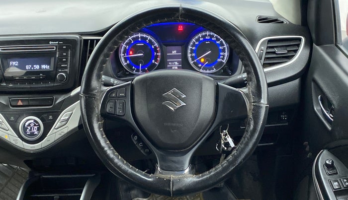 2016 Maruti Baleno DELTA PETROL 1.2, Petrol, Manual, 41,568 km, Steering Wheel Close Up