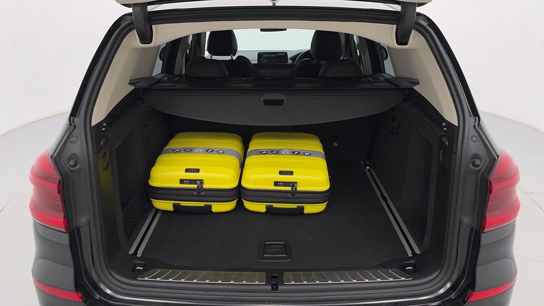 Boot Inside View with Luggage