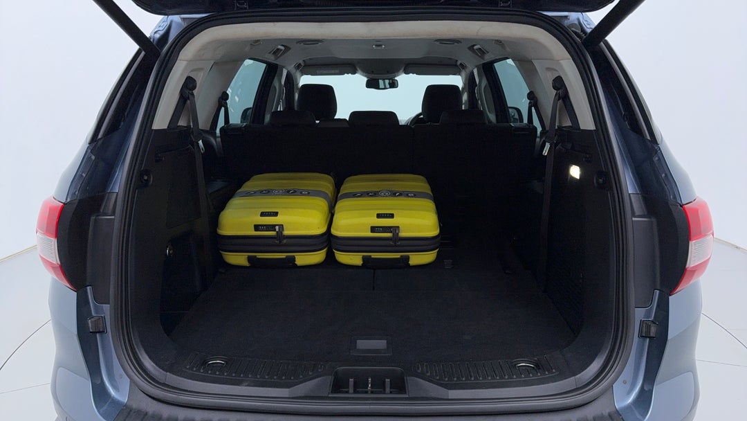 Boot Inside View with Luggage