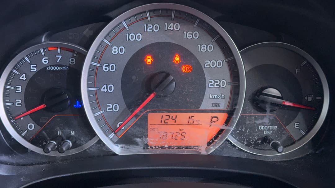 2015 Toyota Yaris Ascent, Automatic, 78729 km, Odometer View