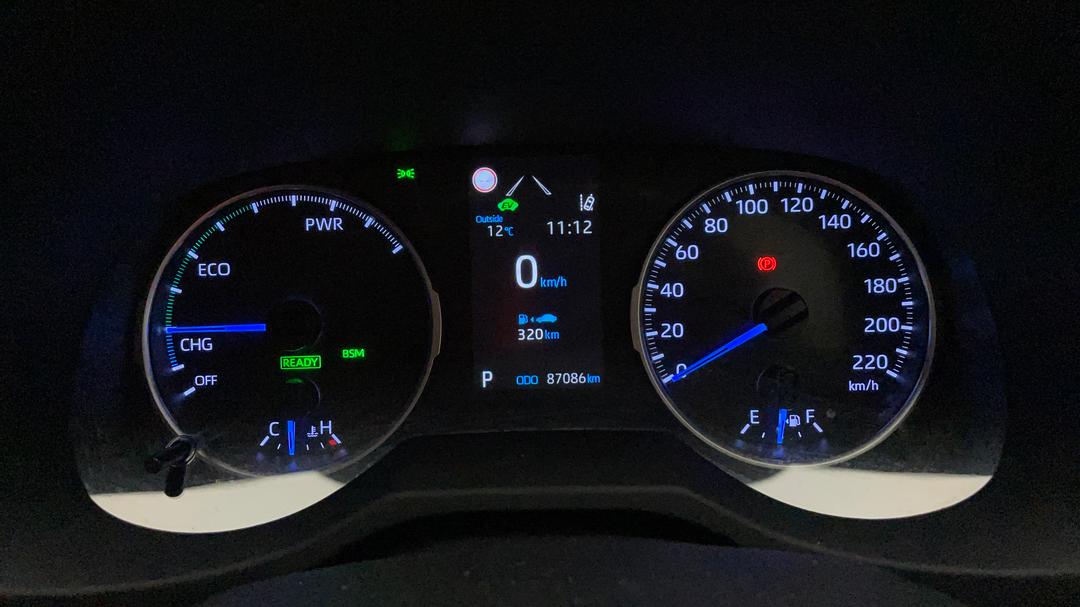 2020 Toyota RAV4 Gx (2wd) Hybrid, Automatic, 87086 km, Odometer View
