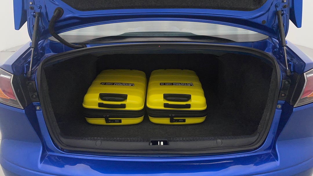 Boot Inside View with Luggage