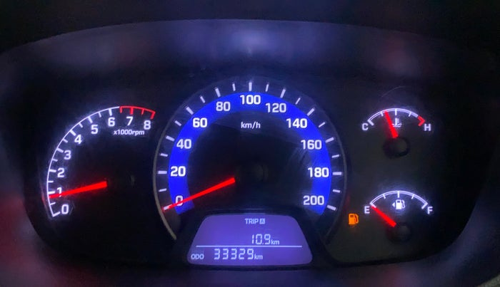 2015 Hyundai Xcent S 1.2, CNG, Manual, 33,329 km, Odometer Image