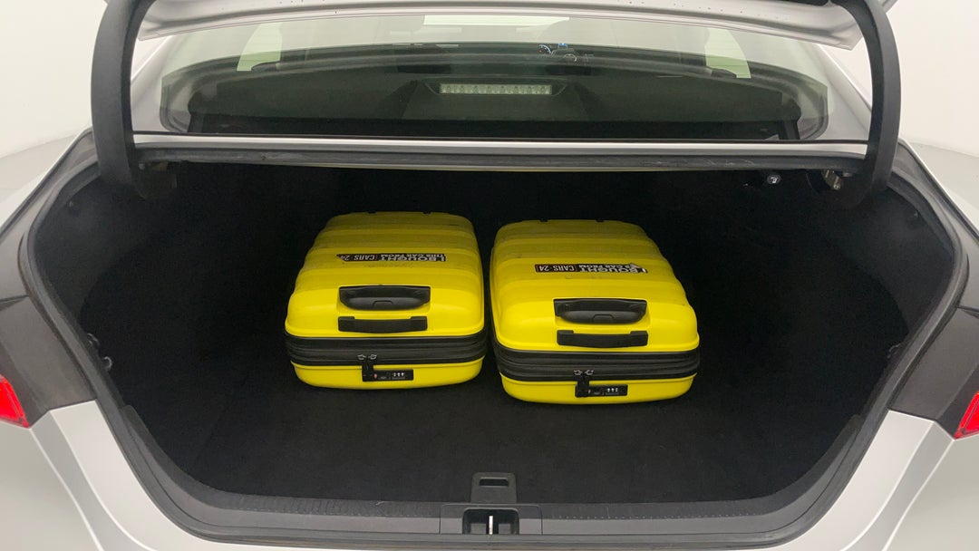 Boot Inside View with Luggage