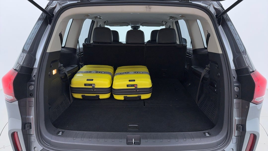 Boot Inside View with Luggage