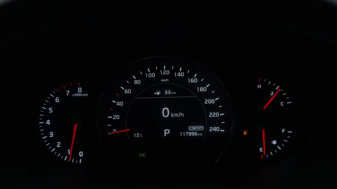 2019 Kia Sorento Gt-line (4x2) Gsl, Automatic, 117896 km, Odometer View