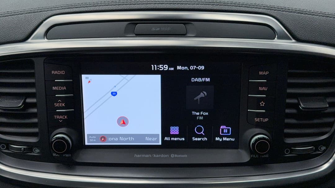 2019 Kia Sorento Gt-line (4x2) Gsl, Automatic, 117896 km, Infotainment System