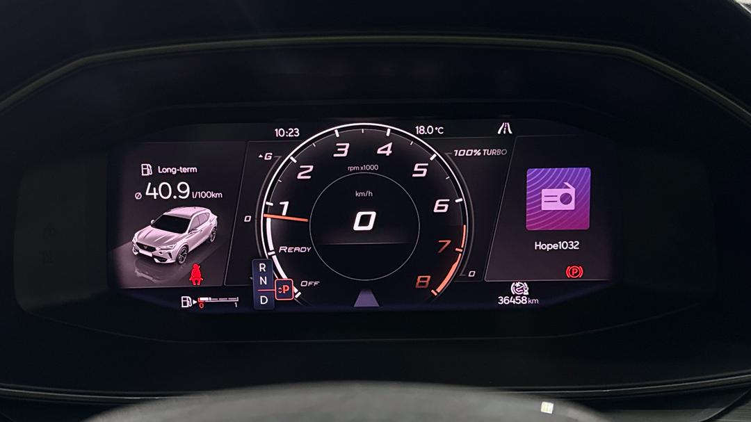 2022 Cupra Formentor Vzx, Automatic, 36458 km, Odometer View