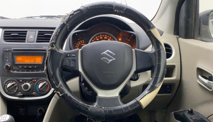 2015 Maruti Celerio ZXI, Petrol, Manual, 1,48,459 km, Steering Wheel Close Up