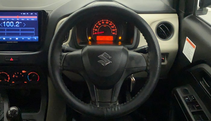 2019 Maruti New Wagon-R LXI CNG 1.0, CNG, Manual, 73,928 km, Steering Wheel Close Up