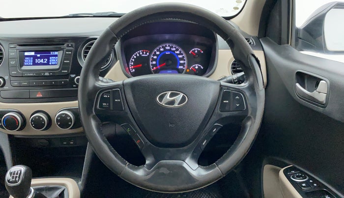 2015 Hyundai Grand i10 ASTA 1.2 KAPPA VTVT, Petrol, Manual, 94,456 km, Steering Wheel Close Up