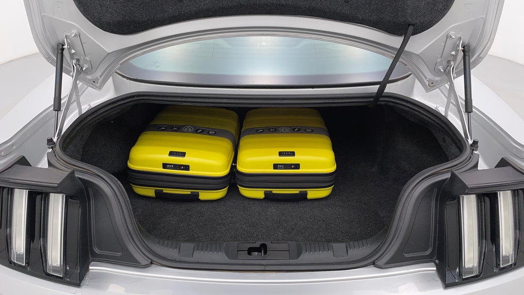 Boot Inside View with Luggage