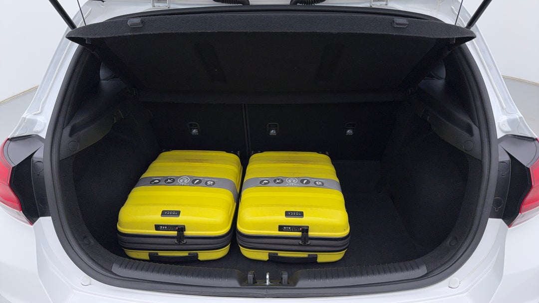 Boot Inside View with Luggage