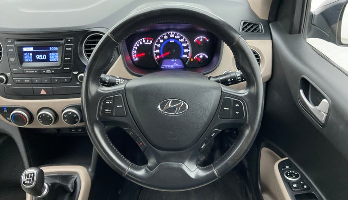 2015 Hyundai Grand i10 ASTA 1.2 KAPPA VTVT, Petrol, Manual, 41,436 km, Steering Wheel Close Up
