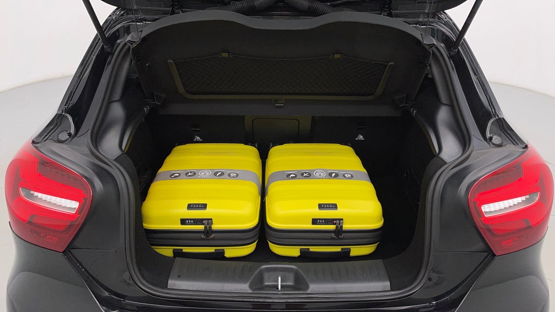 Boot Inside View with Luggage