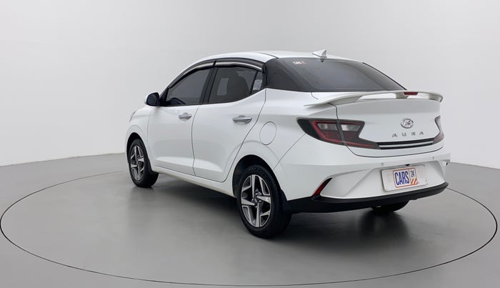 2021 Hyundai AURA SX 1.2 (O), Petrol, Manual, 15,610 km, Left Back Diagonal