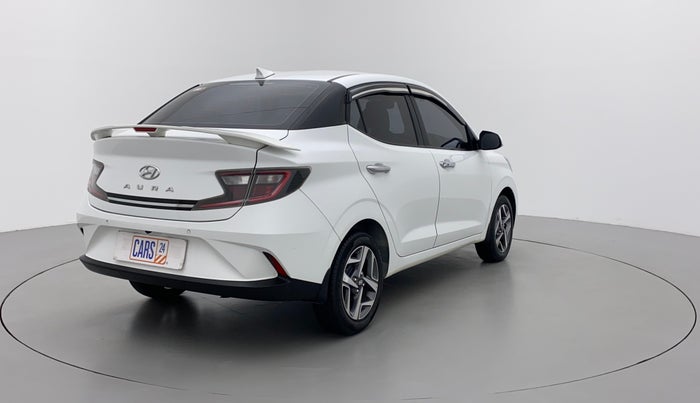 2021 Hyundai AURA SX 1.2 (O), Petrol, Manual, 15,610 km, Right Back Diagonal