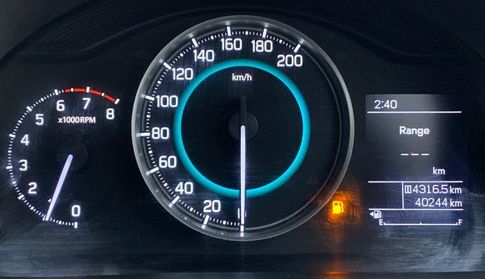 2018 Maruti IGNIS DELTA 1.2, Petrol, Manual, 40,244 km, Odometer Image