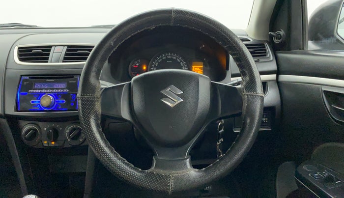 2015 Maruti Swift LXI (O), Petrol, Manual, 77,779 km, Steering Wheel Close Up
