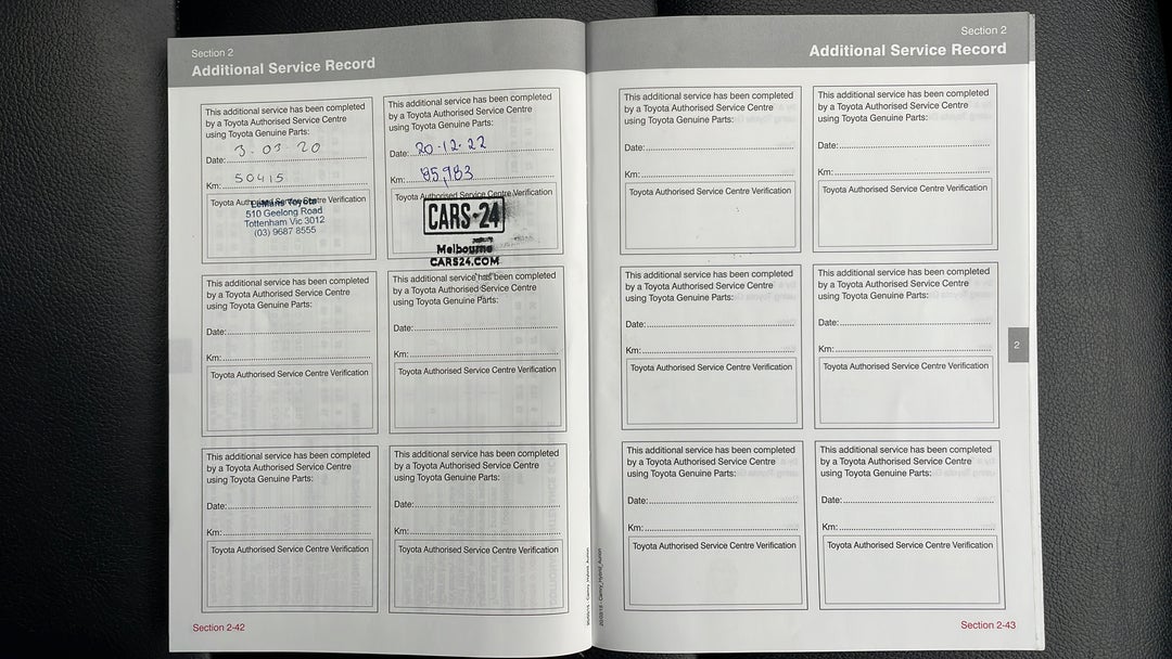 2016 Toyota Camry Atara Sl, Automatic, 85987 km, Service History