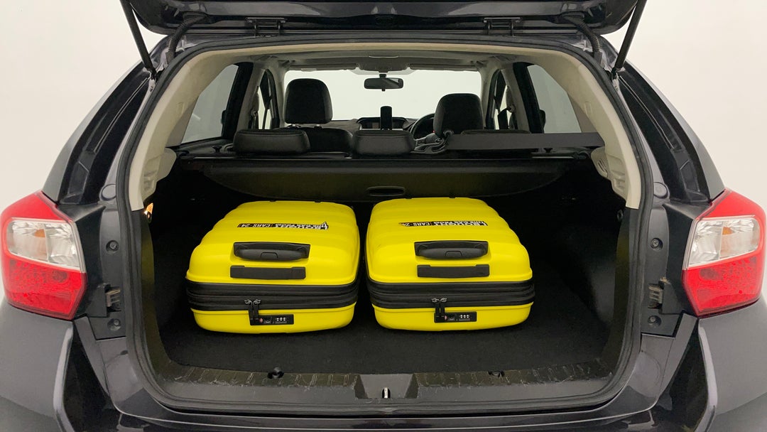 Boot Inside View with Luggage