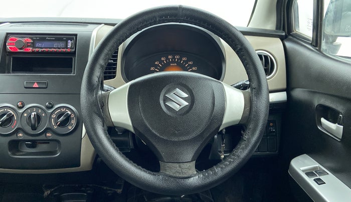 2013 Maruti Wagon R 1.0 LXI, Petrol, Manual, 85,442 km, Steering Wheel Close Up