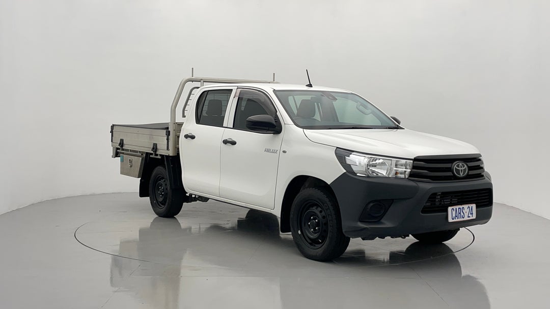 2019 Toyota Hilux Workmate, Automatic, 104249 km, Right Front Diagonal (45- Degree) View