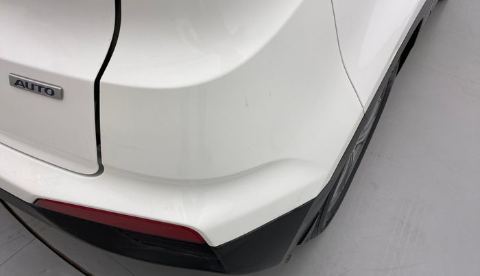 2017 Hyundai Creta SX PLUS AT 1.6 DIESEL, Diesel, Automatic, 43,615 km, Rear bumper - Paint is slightly damaged