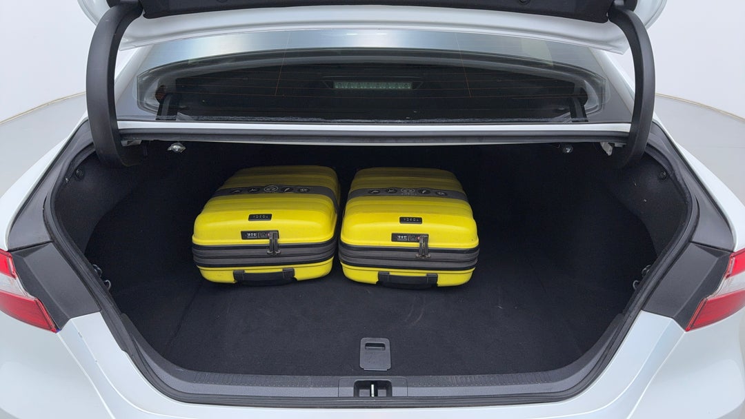 Boot Inside View with Luggage