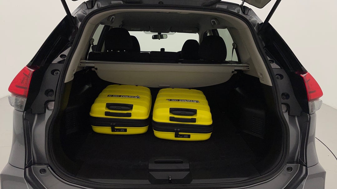 Boot Inside View with Luggage